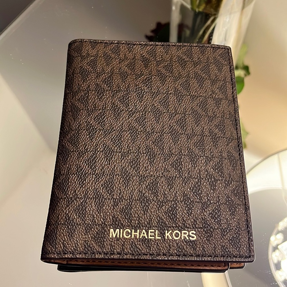 Authentic Michael Kors passport holder